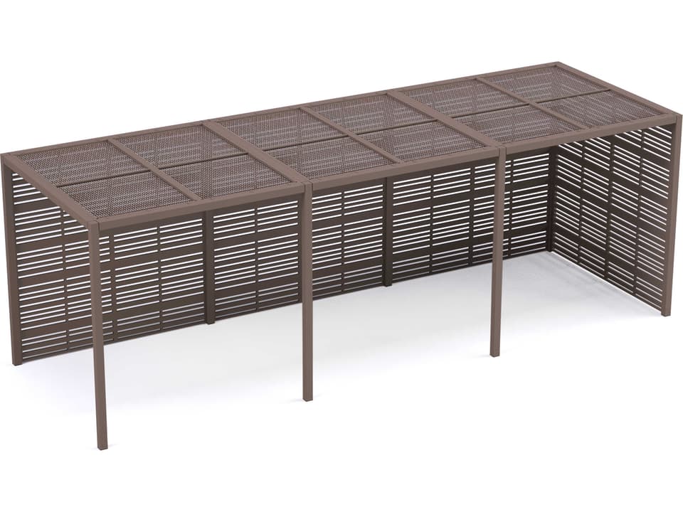 Sombrero Pergola 288-Inch x 96-Inch with Batyline Roof