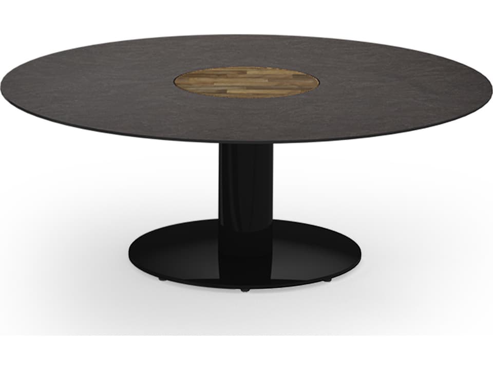 MamaGreen Stizzy Aluminum Round Outdoor Patio Chat Table