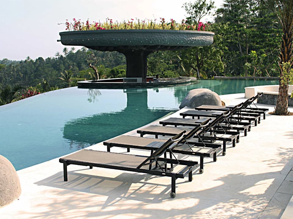 Allux Aluminum Sling Patio Lounge Set