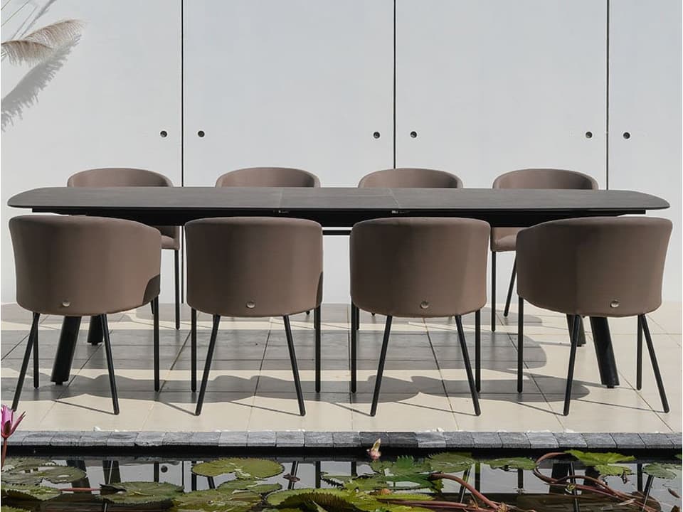 MamaGreen Zupy Aluminum Cushion Patio Dining Set