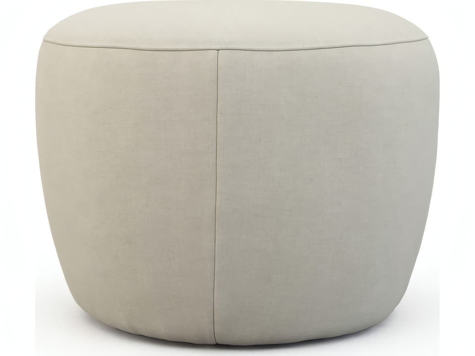 Natuzzi Editions Gaia Small Round Ottoman | A921106 | PatioLiving