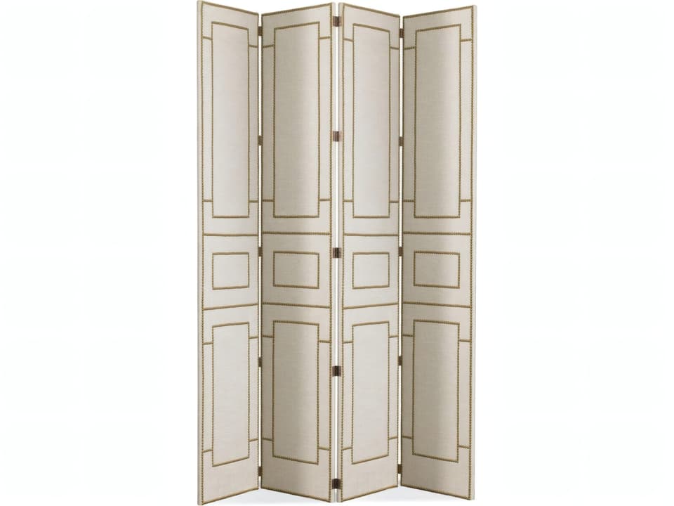 Mondrian 4 Panel Room Divider Folding Screen
