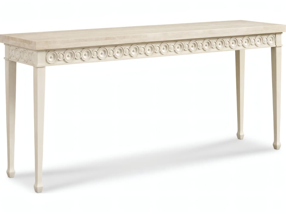 Naomi Rectangular Wood Console Table