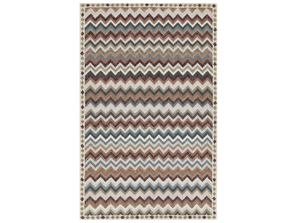 Abbot Hand-Tufted Wool Chevron Area Rug