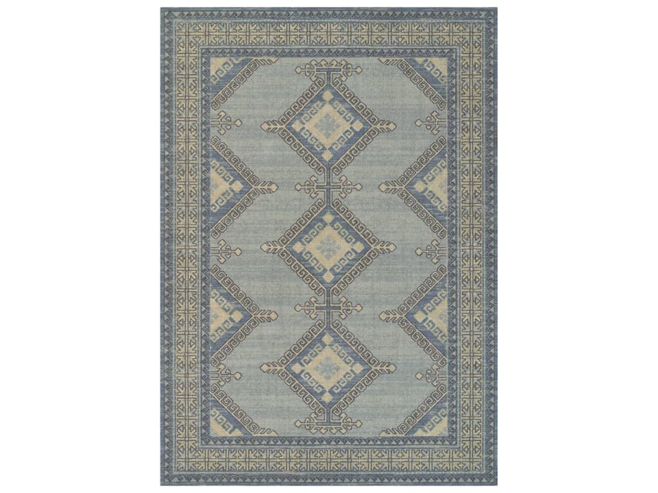 Anatolia Bordered Machine Made Wool Blend Area Rug