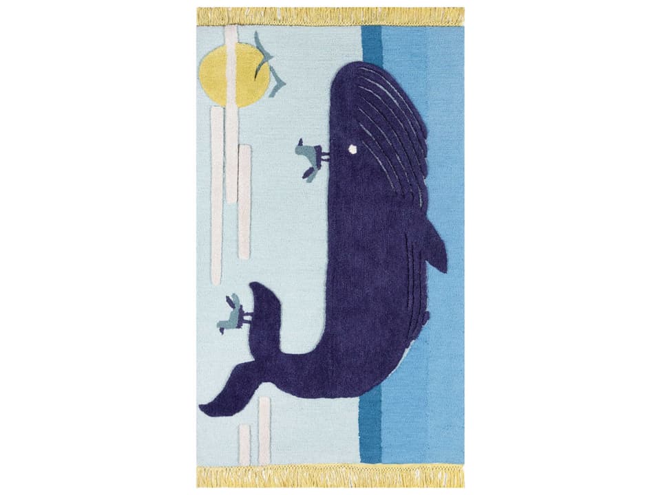 Atticus Hand Tufted Wool Animal Print Area Rug