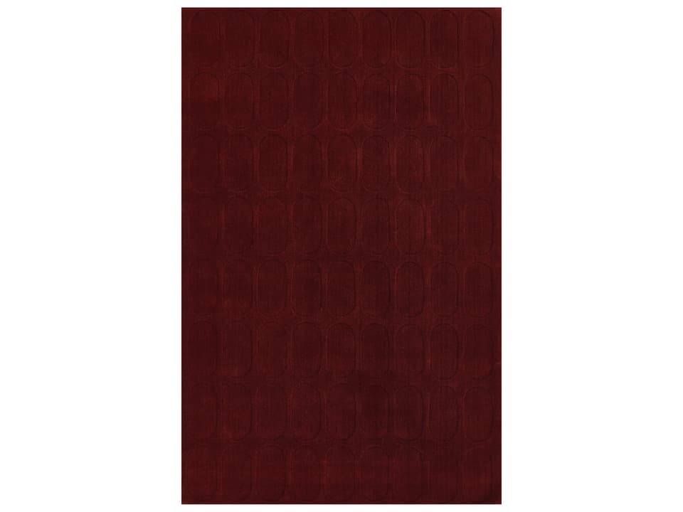 Contour Collection Hand-Loomed Wool Geometric Area Rug