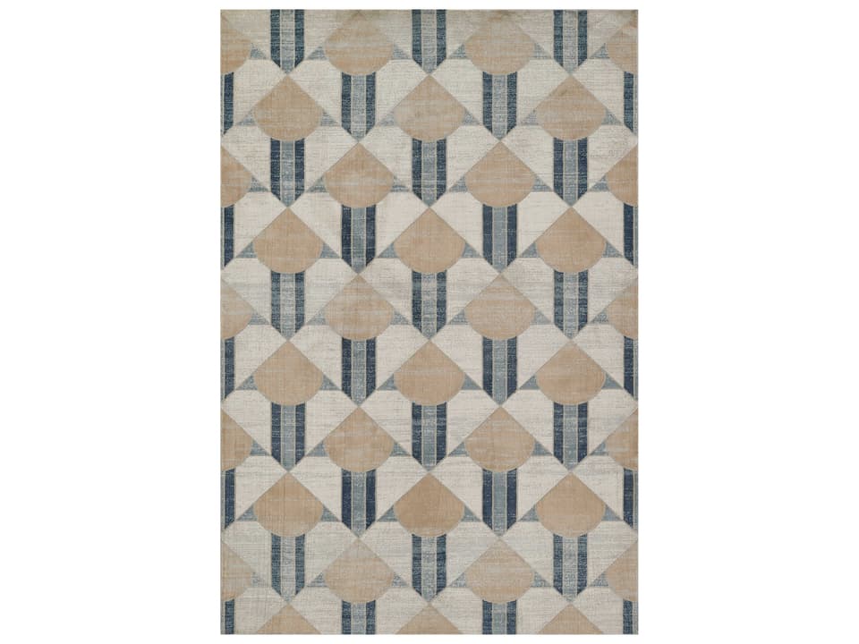 Edition EDI-1 Geometric Area Rug in Blue
