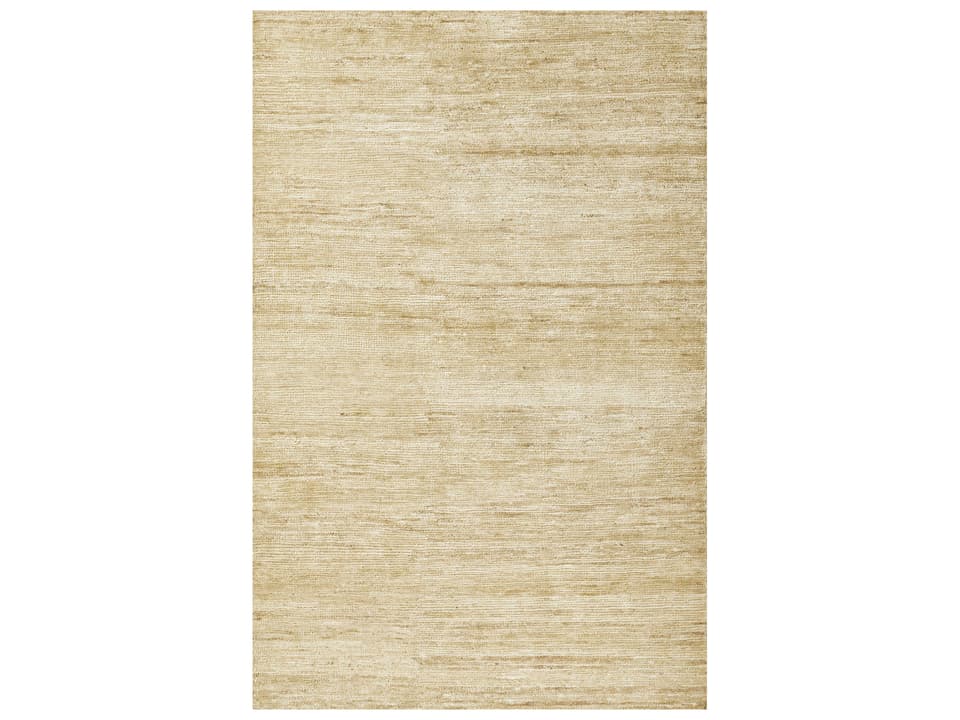 Etra Abstract Hand-Knotted Area Rug Jute and Cotton Blend