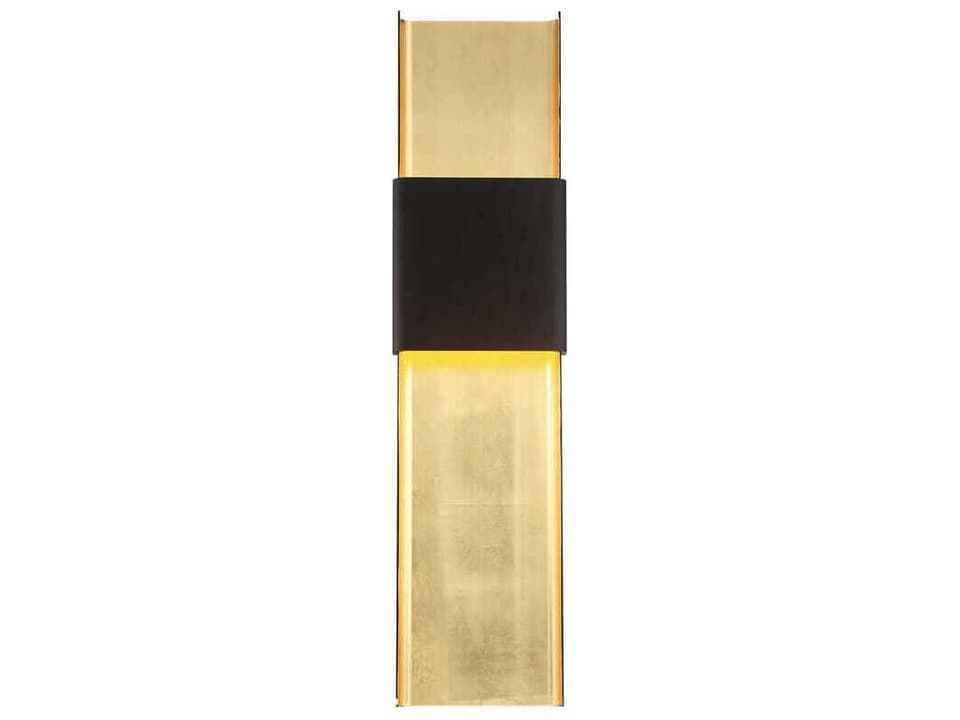 Tribeca Integrated LED Wall Sconce in Bronze Gold Leaf