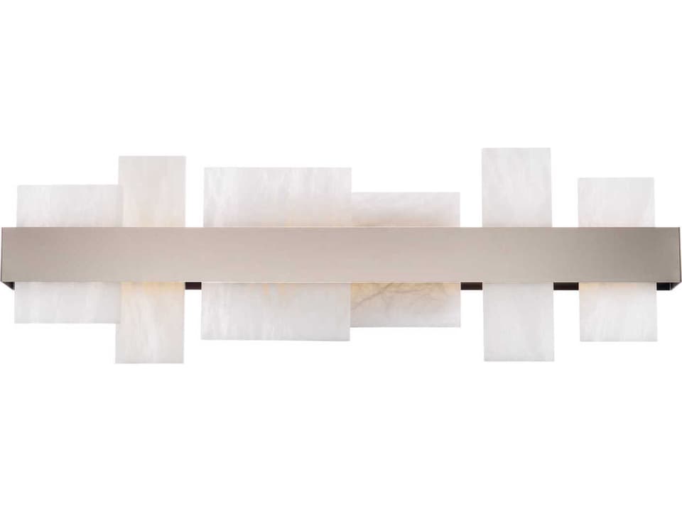 Acropolis 27-Inch LED Bath Vanity Sconce in Brushed Nickel