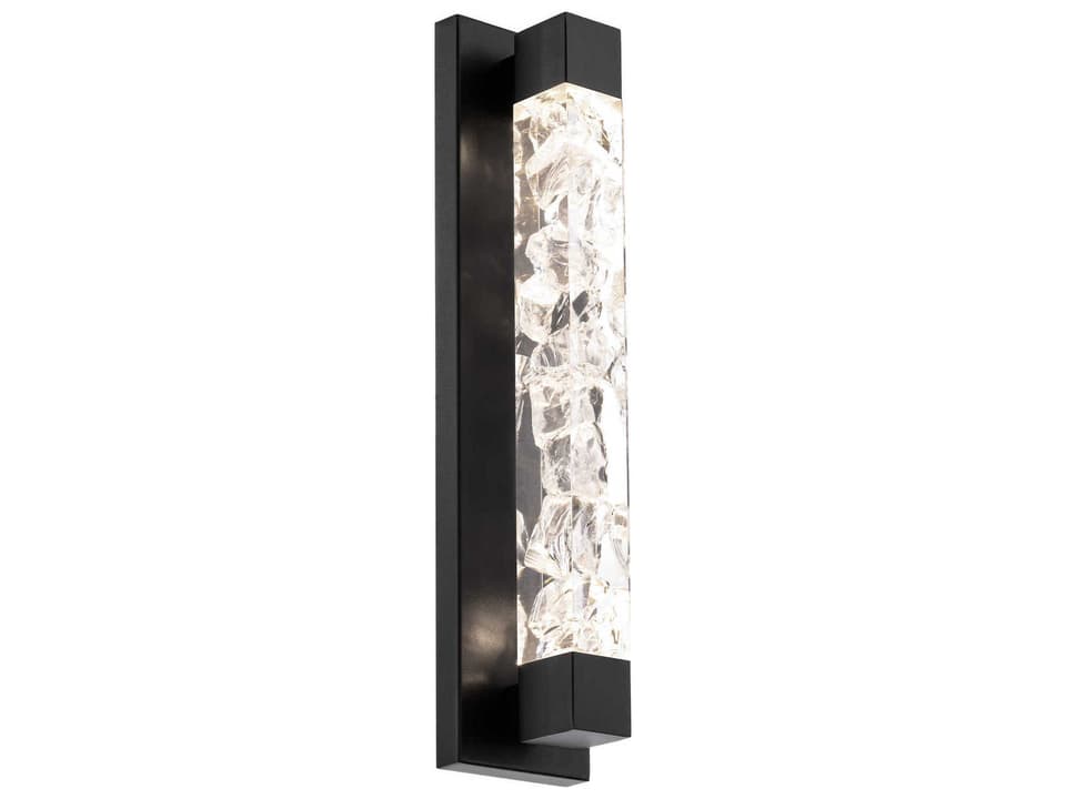 Terra 20-Inch LED Bath Vanity Wall Light in Black