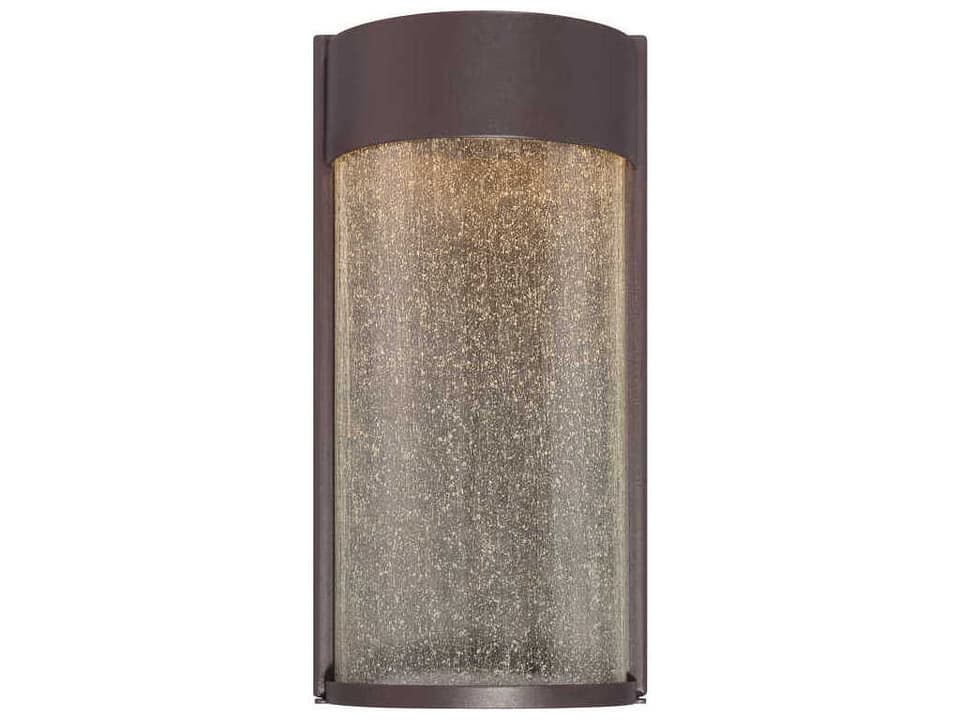 Rain LED Outdoor Wall Sconce in Bronze Finish