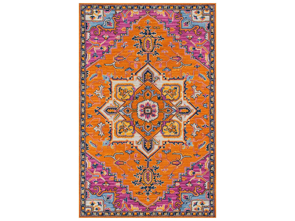 Ibiza IBI-2 Orange Hand Tufted Wool Area Rug