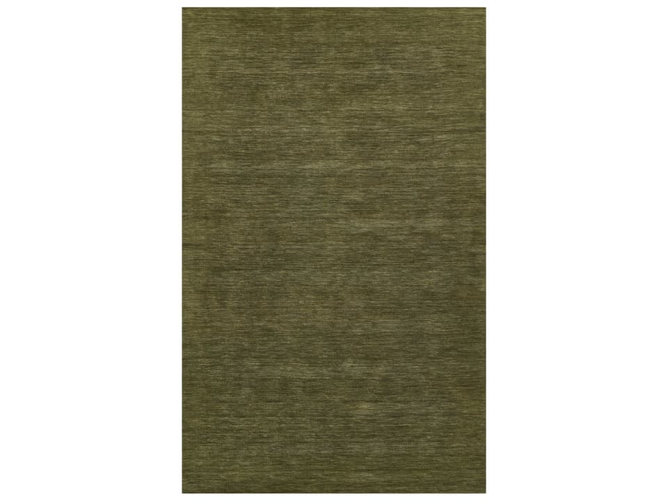 Iris Contemporary Hand-Loomed Area Rug in Green