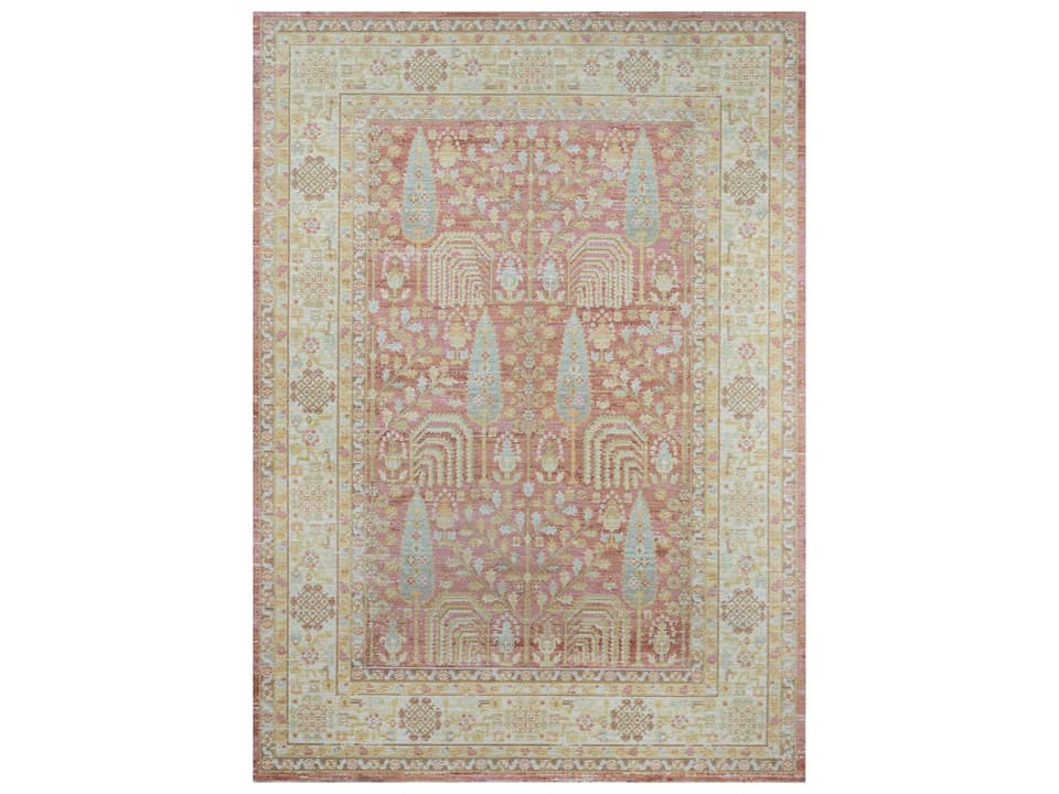 Isabella Bordered Traditional Medallion Area Rug