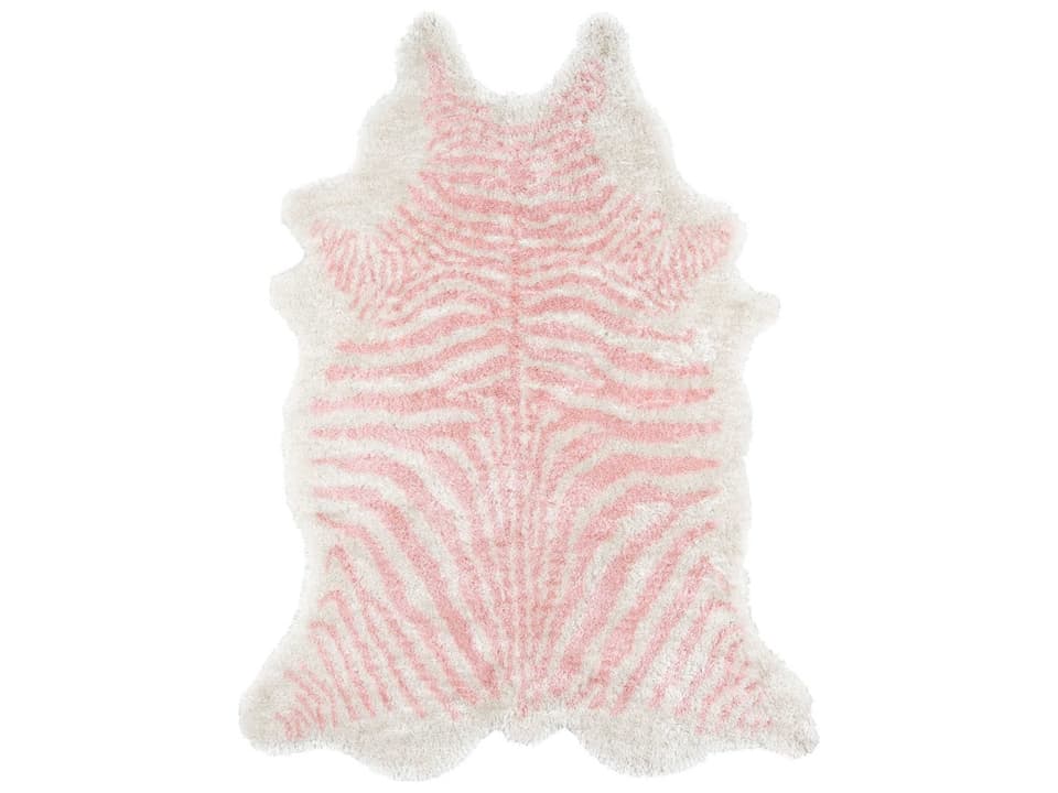 Novogratz Kalahari Animal Print Hand Tufted Area Rug in Pink