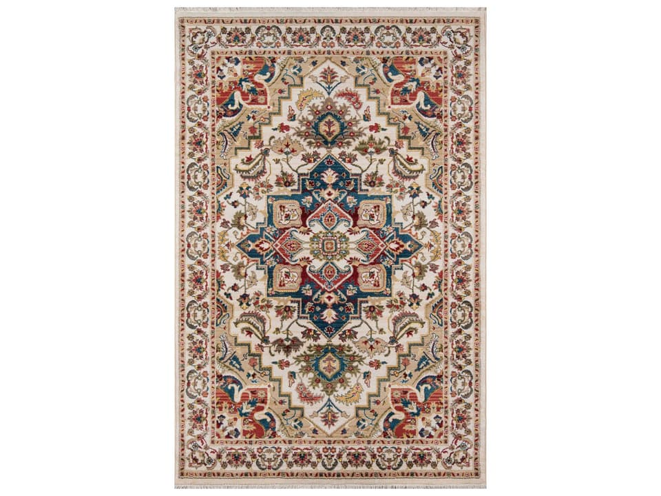 Lenox Traditional Bordered Area Rug