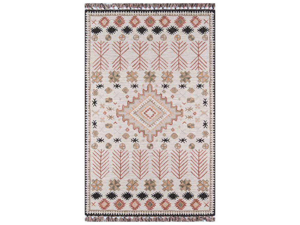 Tahoe TA-04 Multi Hand-Hooked Wool Area Rug with Southwestern Motifs