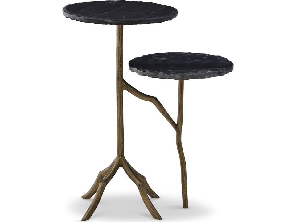 Mg Round Stone End Table