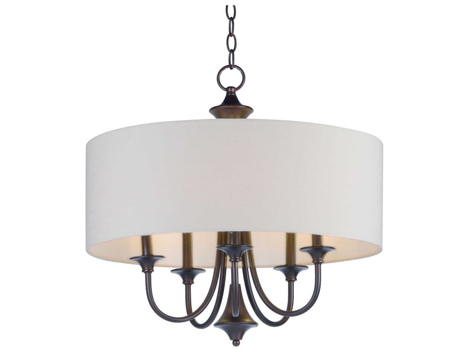 Bongo 5-Light Drum Pendant in Oil Rubbed Bronze