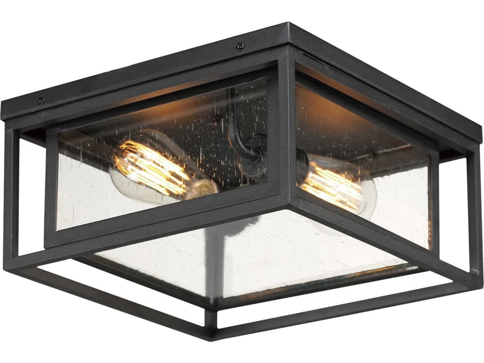 Kichler Tremillo 11.5 Inch 2-Light Cast Aluminum Outdoor Ceiling