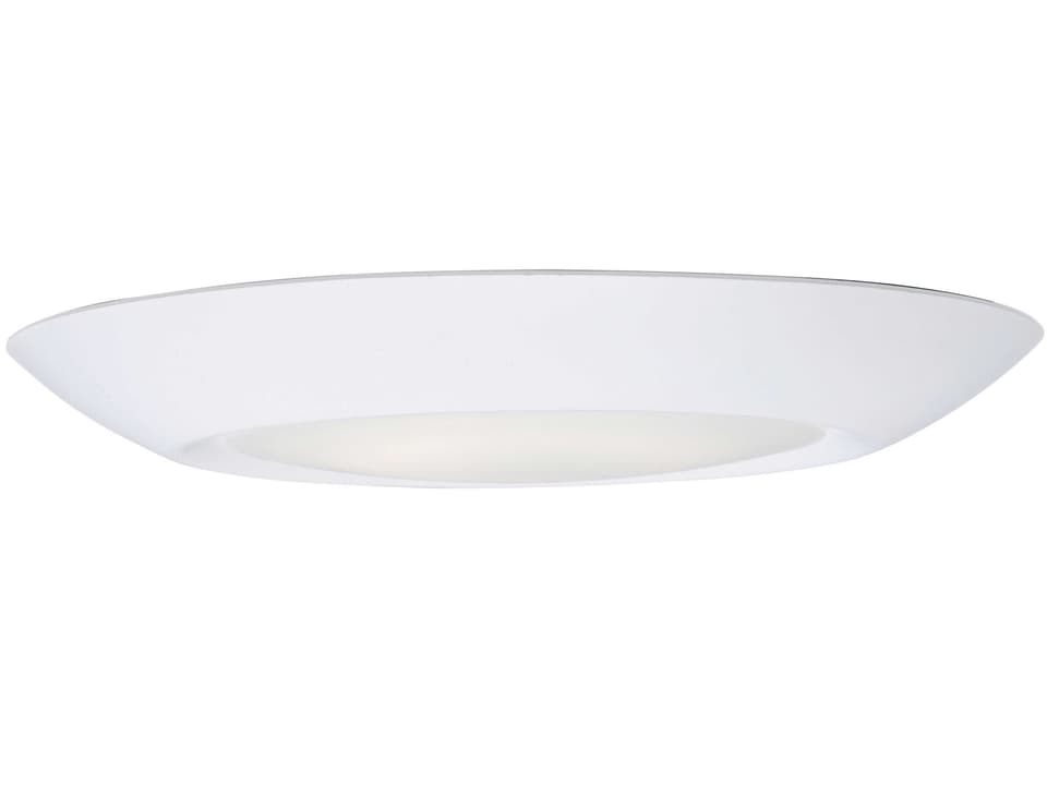 1-Light Diverse 6-Inch LED Flush Mount in White