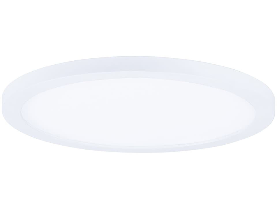 Wafer Round LED Flush Mount in White
