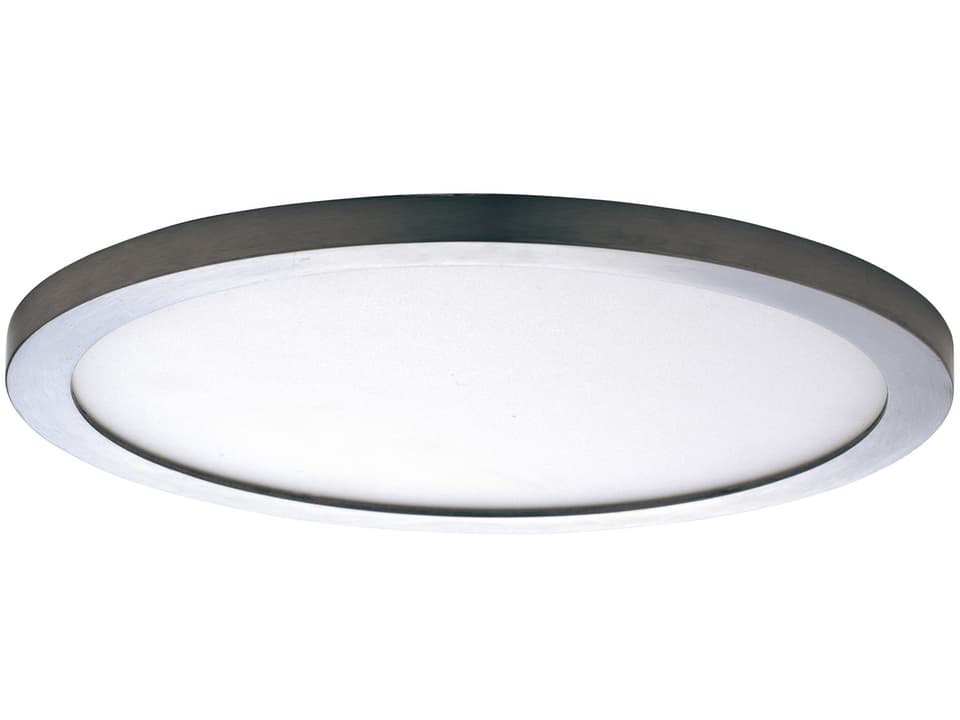 Wafer 7 Inch Round LED Surface Mount in Satin Nickel