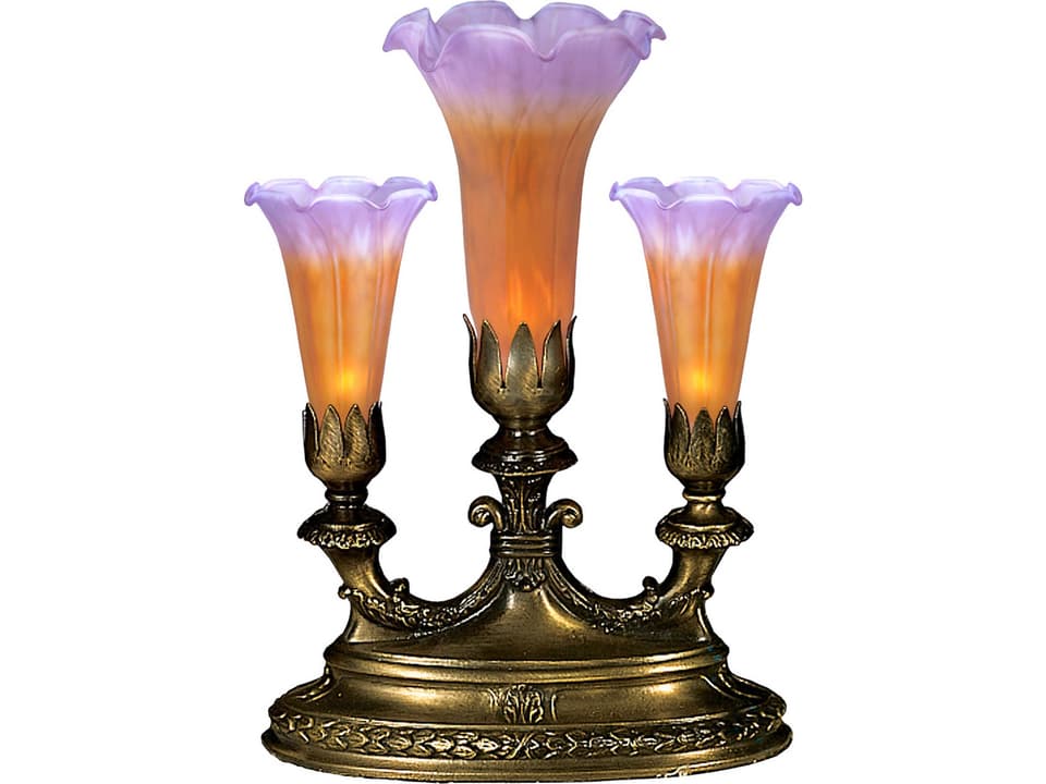 Amber Purple Tiffany Pond Lily