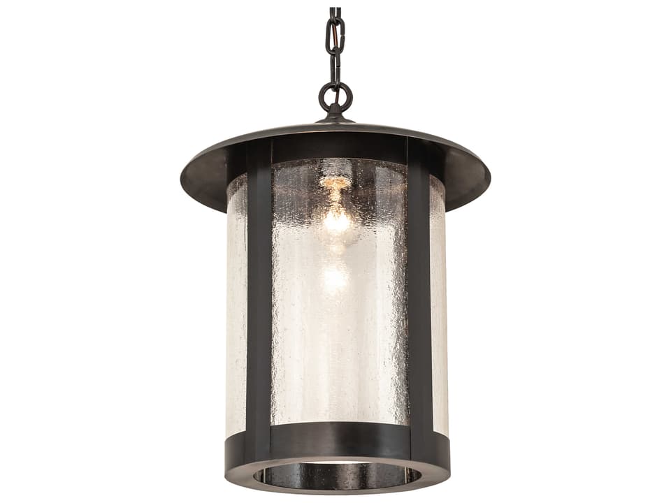 Fulton 1-Light Outdoor Hanging Pendant Light in Vintage Copper