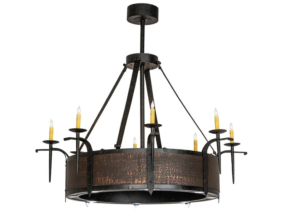 Costello 16-Light Chandelier in Coffee Bean and Blackened Copper