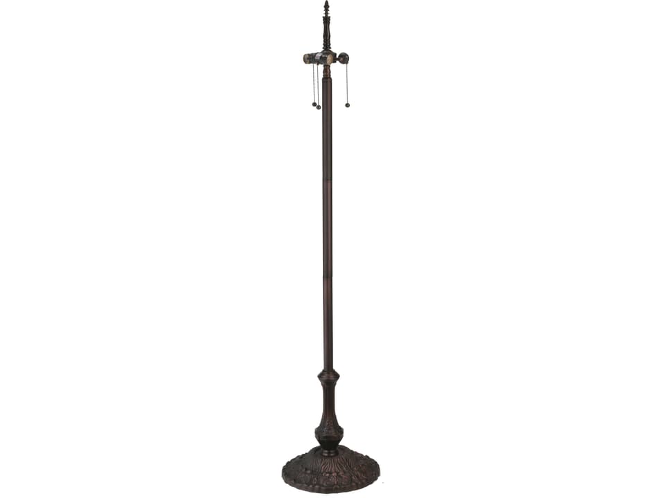 Tiffany Yves St Laurent 3-Light Traditional Floor Lamp Base in Mahogany Bronze