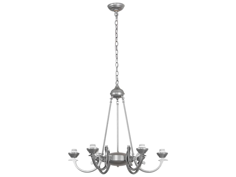 6-Light Light Sandstone Chandelier