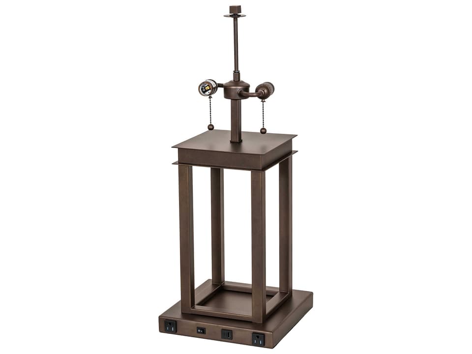 Mission 2-Light Tyler Bronze Table Lamp Base