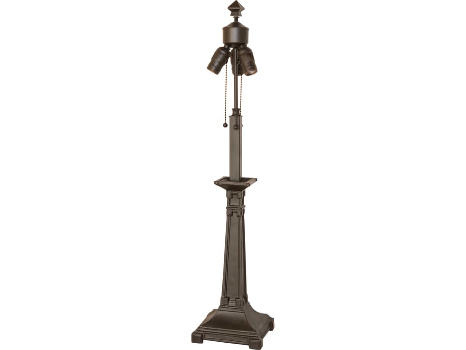 Mission 3-Light Buffet Table Lamp in Mahogany Bronze