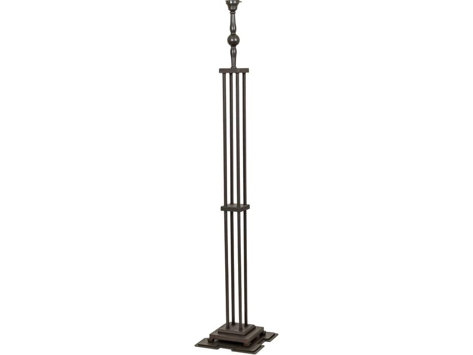 Deco Mission 1-Light Table Lamp Base in Mahogany Bronze