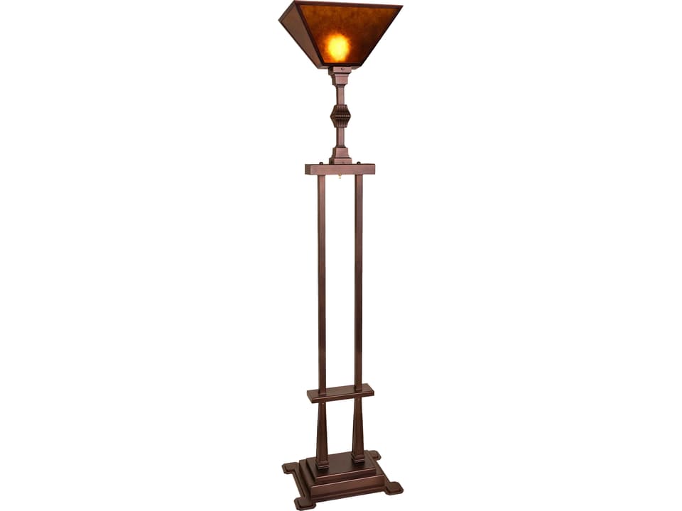 Mission Bronze Tiffany Traditional Floor Lamp