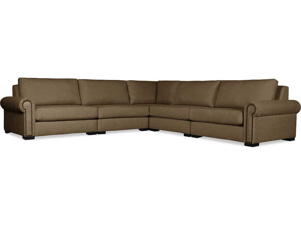 Sylviane 5-Piece Modular Upholstered Sectional Sofa