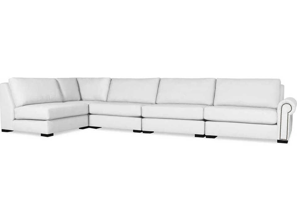 5-Piece Sylviane Modular Upholstered Sectional Sofa