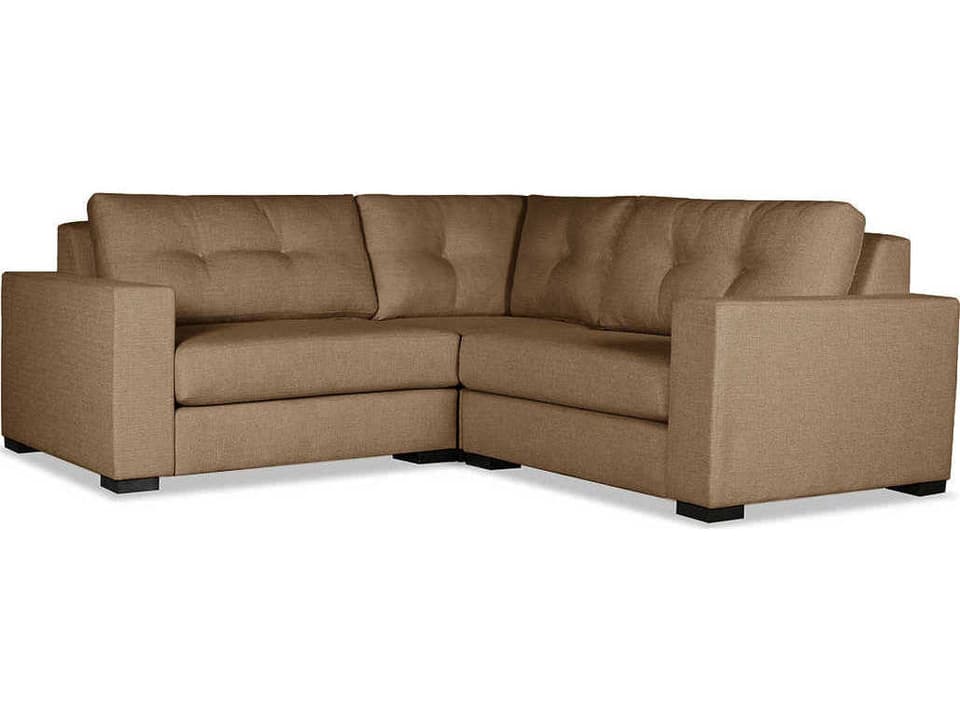 Veranda Buttoned 3-Piece Modular Upholstered Sectional Sofa