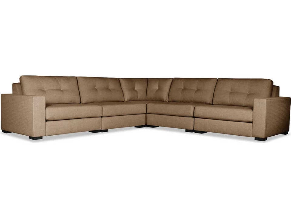 Veranda Buttoned 5-Piece Modular Sectional Sofa