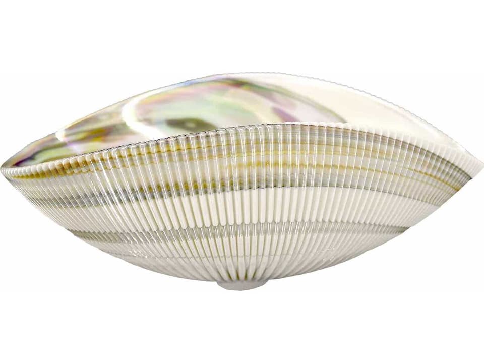 Amalfi Abalone Glass Vessel Bathroom Sink