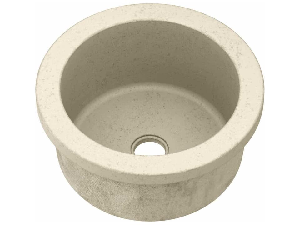 Malibu NativeStone Round Bar and Prep Sink in Sand Finish