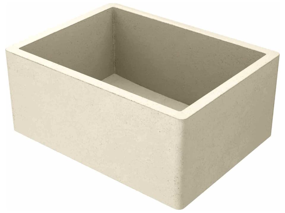 Farmhouse 2418 Single Basin Concrete Kitchen Sink in Sand