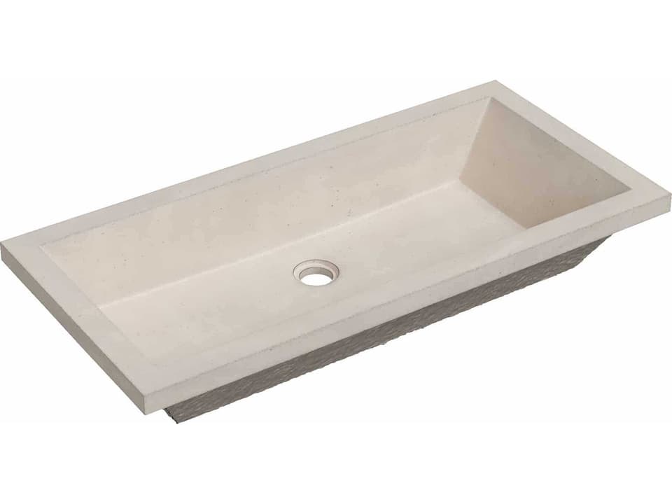 Arcata 30-Inch Rectangular Undermount Bathroom Sink in Sand
