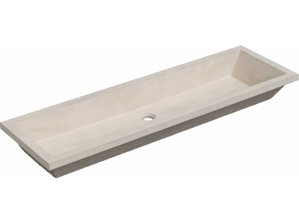 Arcata Sand NativeStone 49 Inch Undermount Bathroom Sink
