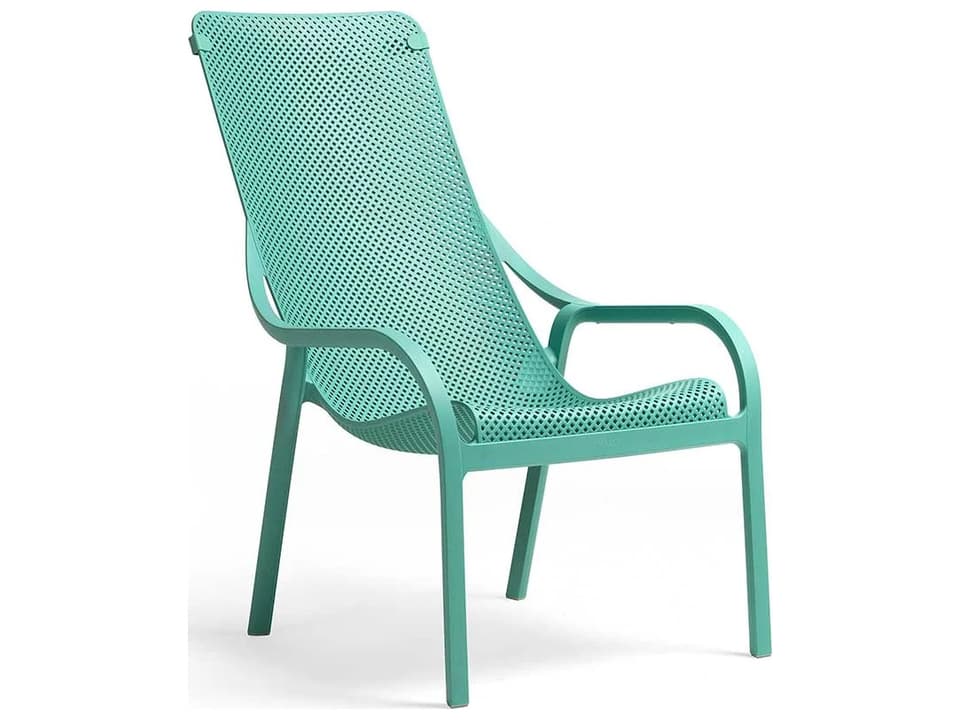 NET Resin Salice Stackable Outdoor Lounge Chair