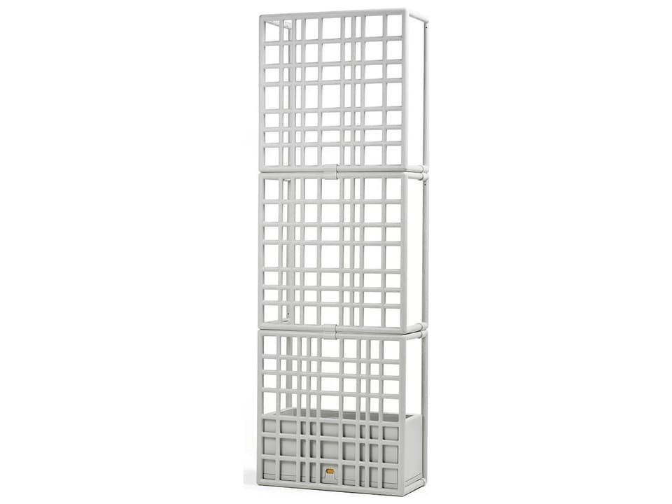 Sipario 3 Regenerated Resin Modular Partition in Gesso