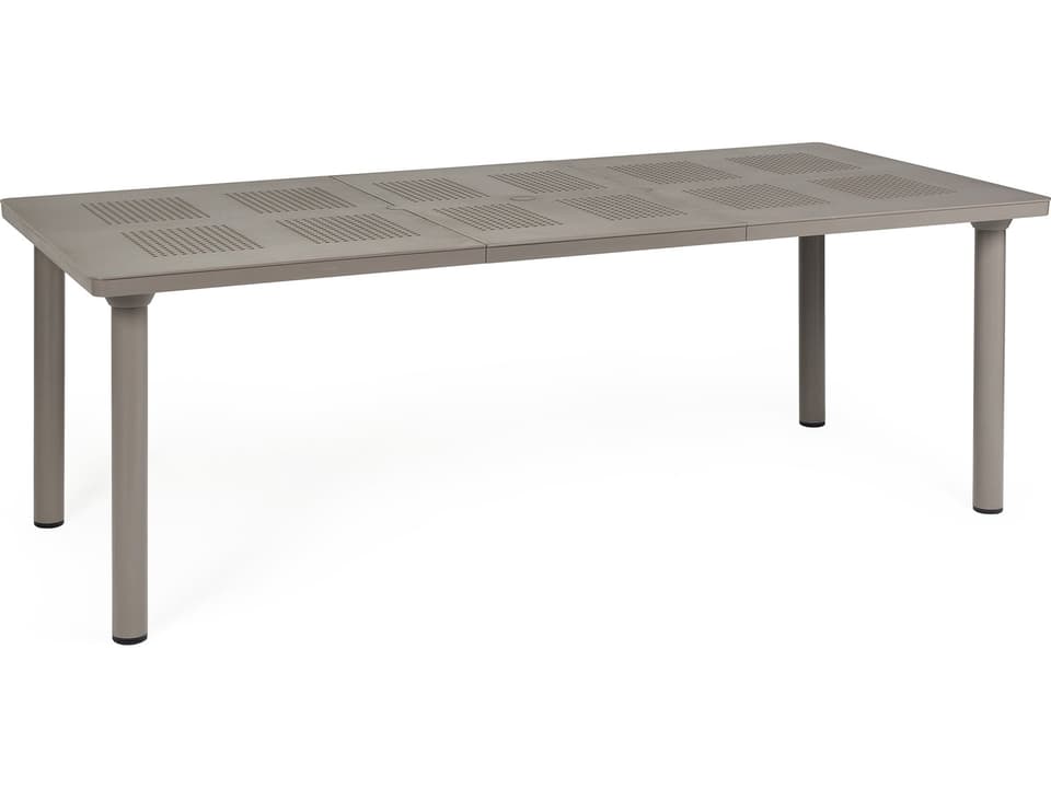 Libeccio Tortora Rectangular Extendable Outdoor Patio Dining Table